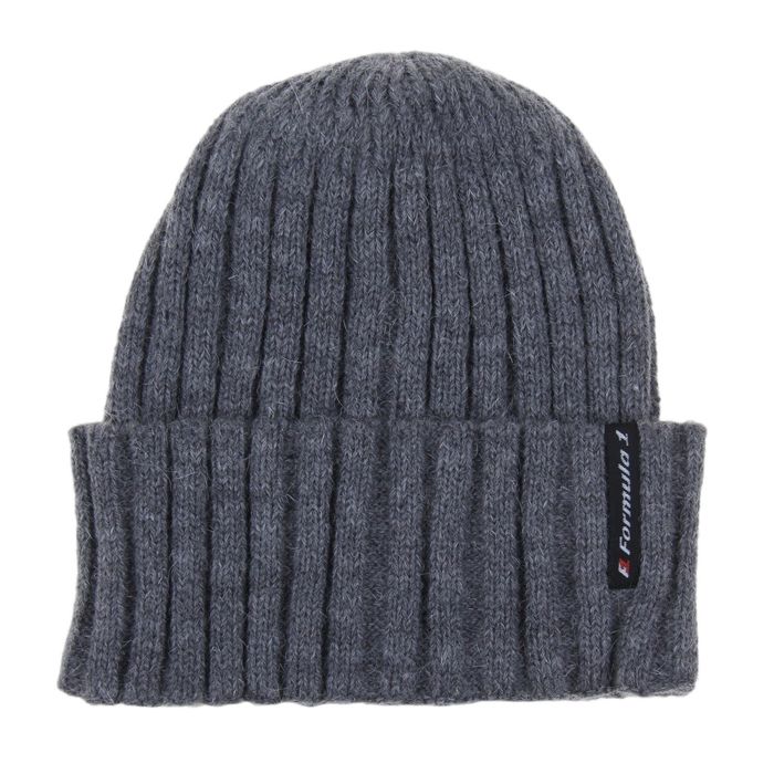 Шапка мужская "ТРЕК" демисезонная 438-024 цвет серый, р-р 56-58