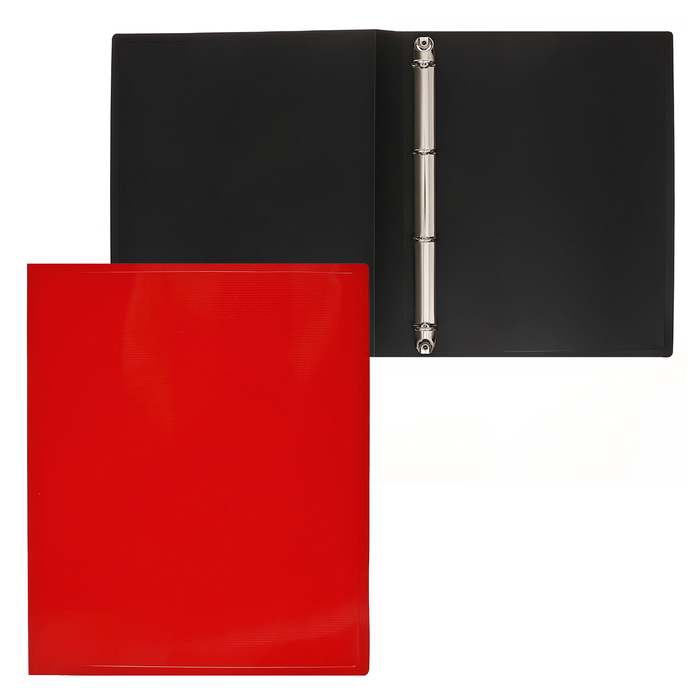 Папка на 4 кольцах Calligrata DeLuxe А4 25мм 700мкм кра 125₽