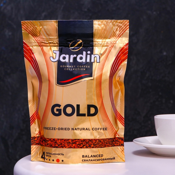 Кофе растворимый Jardin Gold, 150 г кофе jardin columbia medellin растворимый мягкая упаковка 150 г