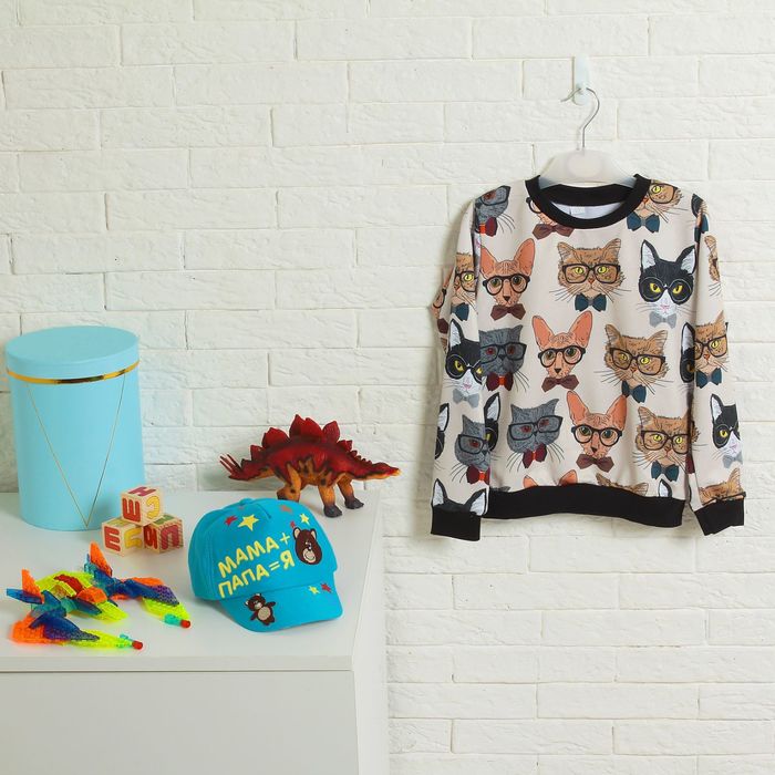 Кепка детская "Мама+папа=я", р-р 44-48