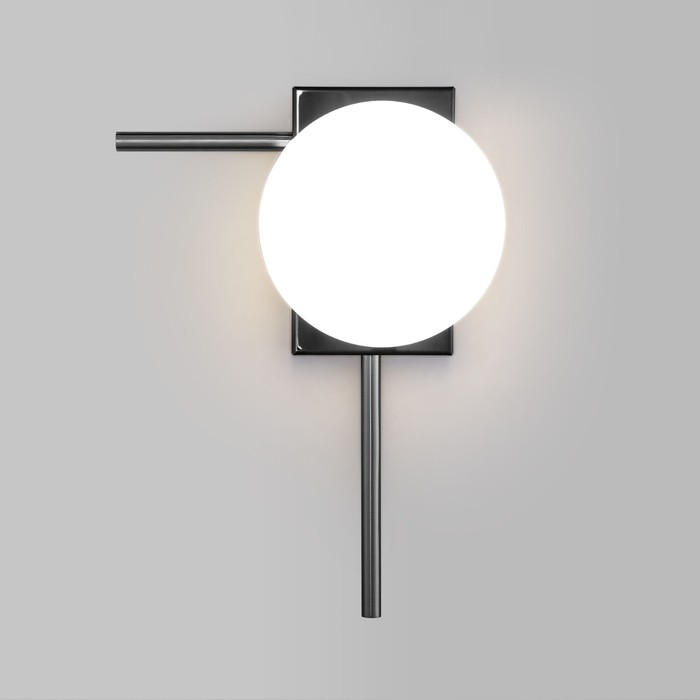 Светильник настенный Eurosvet Fredo 40036/1, E14, 1х60Вт, 200х155х300 мм, цвет чёрный жемчуг