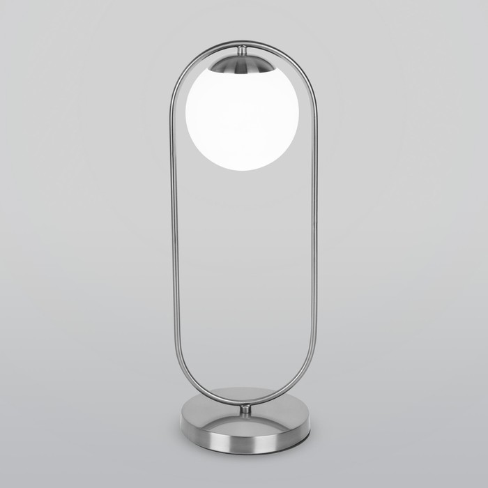 Настольный светильник со стеклянным плафоном 01138/1 хром