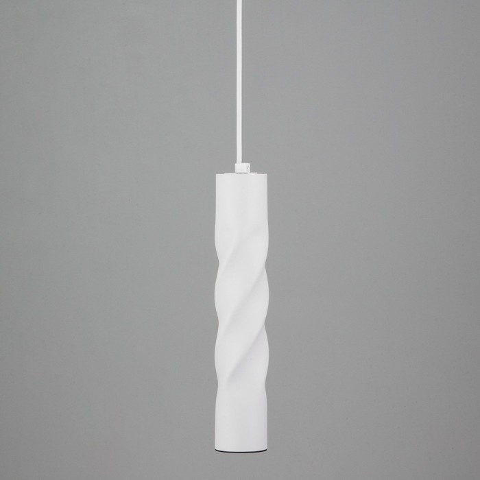 Светильник подвесной Eurosvet Scroll 50136/1 LED, 5 Вт, 4200К, 250Лм, 55х55 мм, цвет белый подвесной светильник eurosvet 50136 1 led белый