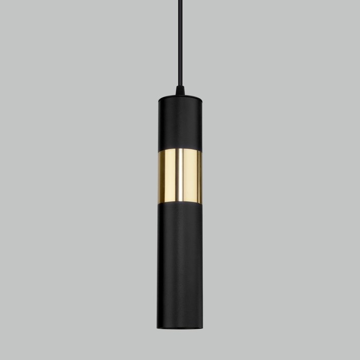 Светильник подвесной Eurosvet Viero 50097/1, GU10, 1х35Вт, 60х60 мм, цвет чёрный
