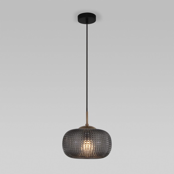 

Светильник подвесной Eurosvet Gem 50262/1, E27, 1х60Вт, 250х250 мм, цвет чёрный, тёмно-серый