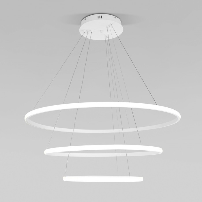 Подвесной светодиодный светильник с регулировкой цветовой температуры и яркости 90264/3 белый 1054