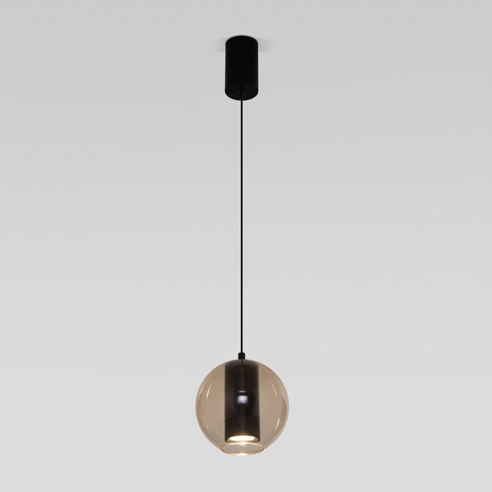 

Светильник подвесной Eurosvet Cobble 50258/1 LED, 6 Вт, 4000К, 429Лм, 150х150 мм, цвет чёрный, бежевый