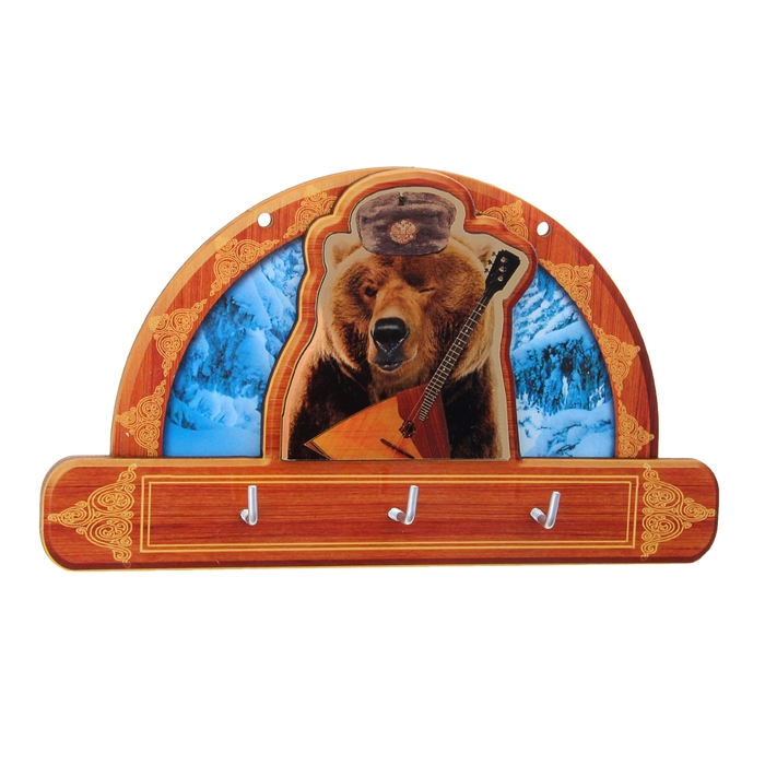 Пано с крючками "Русский медведь"