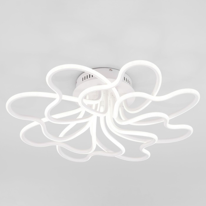 

Светильник потолочный Eurosvet Floret 90135/8, LED, 210 Вт, 3300/4200/6500К, 14400Лм, 650х650х200 мм, пульт ДУ, цвет белый