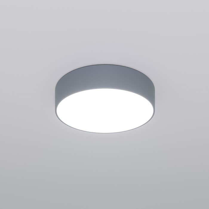 цена Потолочный светодиодный светильник с регулировкой яркости и цветовой температуры 90318/1 серый 105