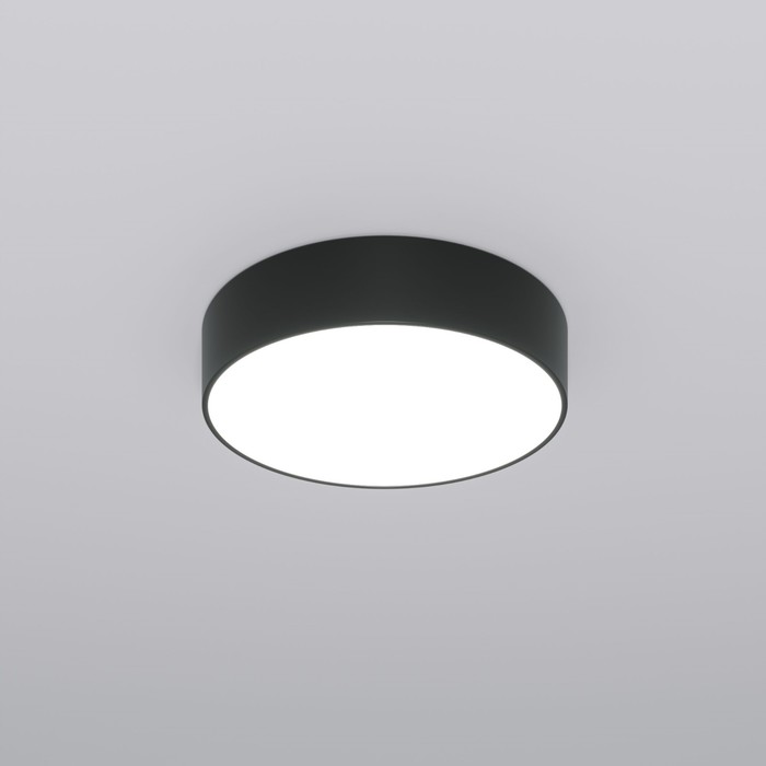 Потолочный светодиодный светильник с регулировкой яркости и цветовой температуры 90318/1 черный 10