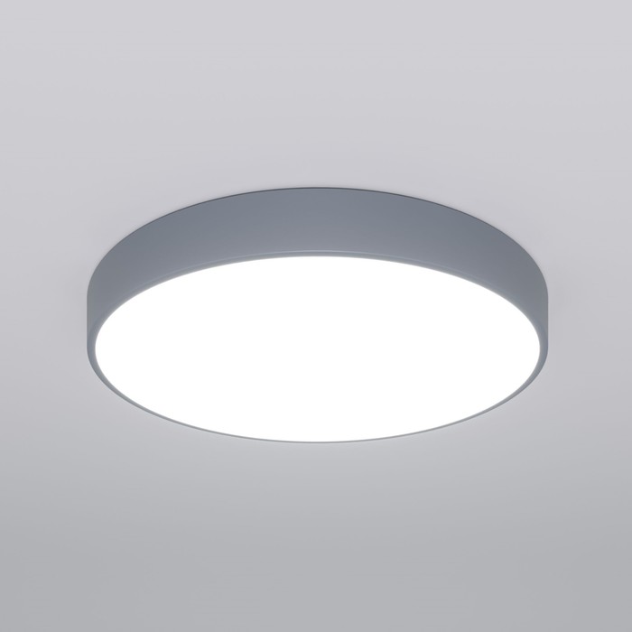 Потолочный светодиодный светильник с регулировкой яркости и цветовой температуры 90320/1 серый 105