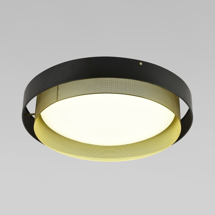 

Светильник потолочный Eurosvet Imperio 90287/1, LED, 50 Вт, 3300/4200/6500К, 3470Лм, 635х635х120 мм, цвет золото, чёрный