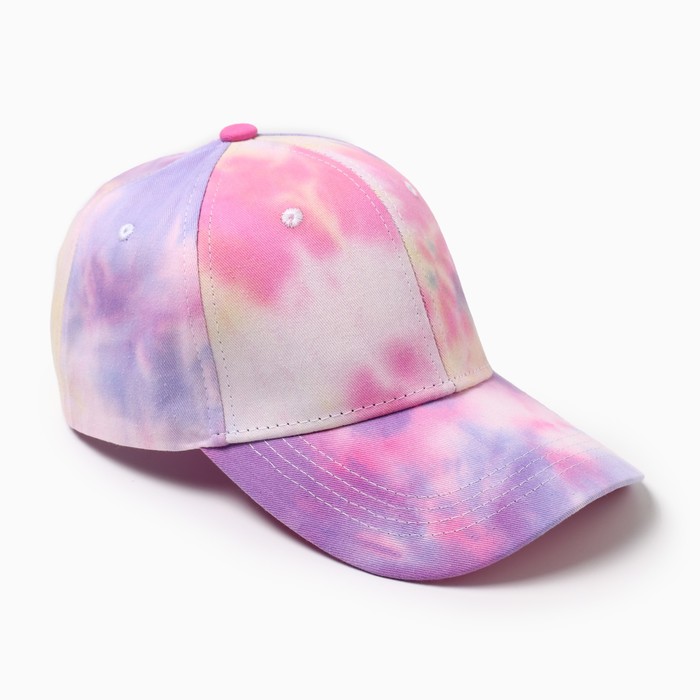 

Кепка женская MINAKU "Tie-dye", цвет сиреневый, р-р 54-56