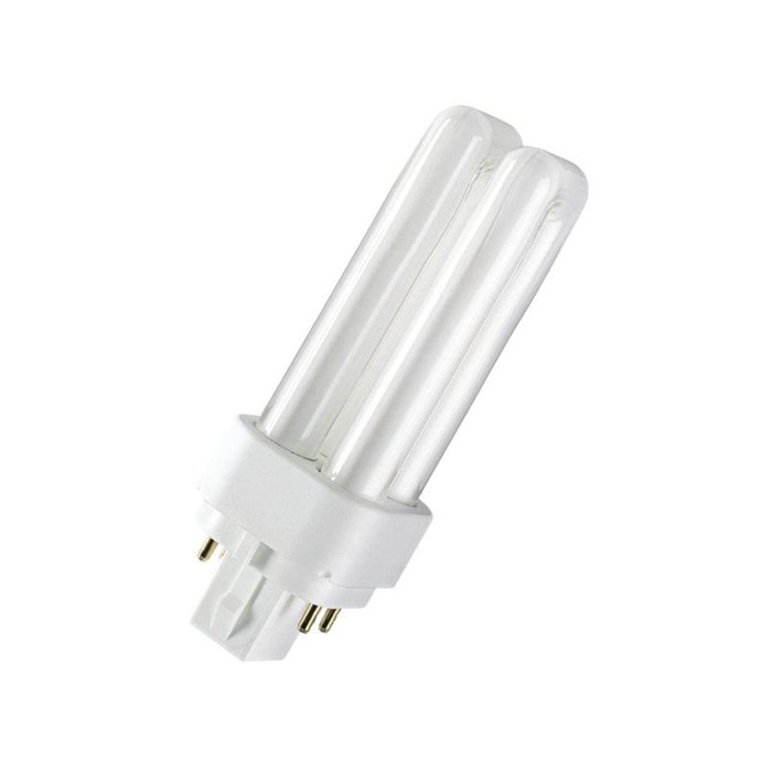 Лампа люминесцентная LEDVANCE, G24q-3, 26 Вт, 1800 лм, 4000 К, свечение белое