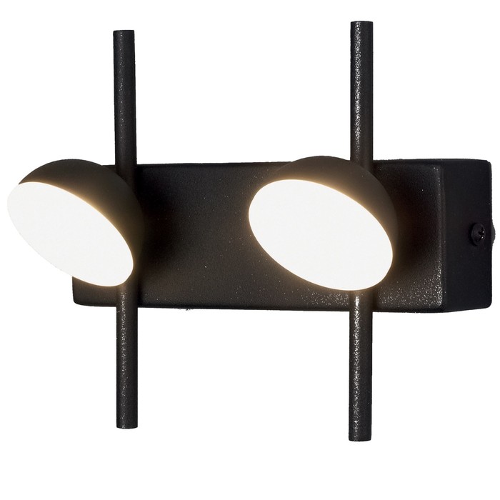 Бра Mantra Adn, LED, 6Вт, 275Лм, 3000К, 160х78х140 мм, цвет чёрный бра duplex 6вт led цвет чёрный