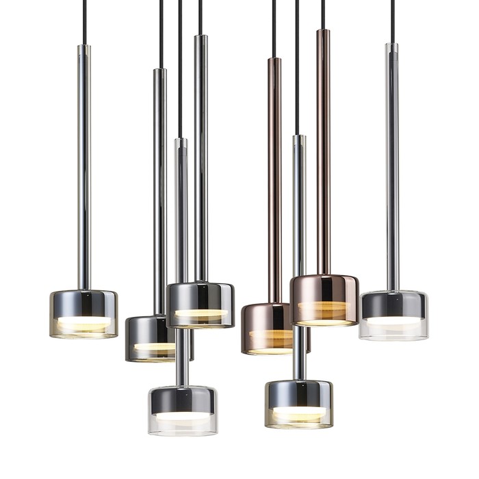 

Люстра Mantra Tonic, GX53, 8х12Вт, 500х300х430 мм, цвет чёрный