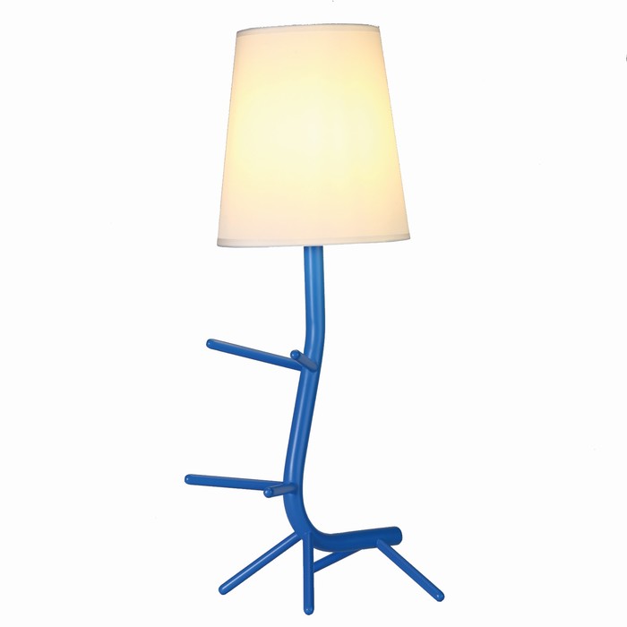 Настольная лампа Mantra Centipede, E27, 1х20Вт, 640 мм, цвет синий