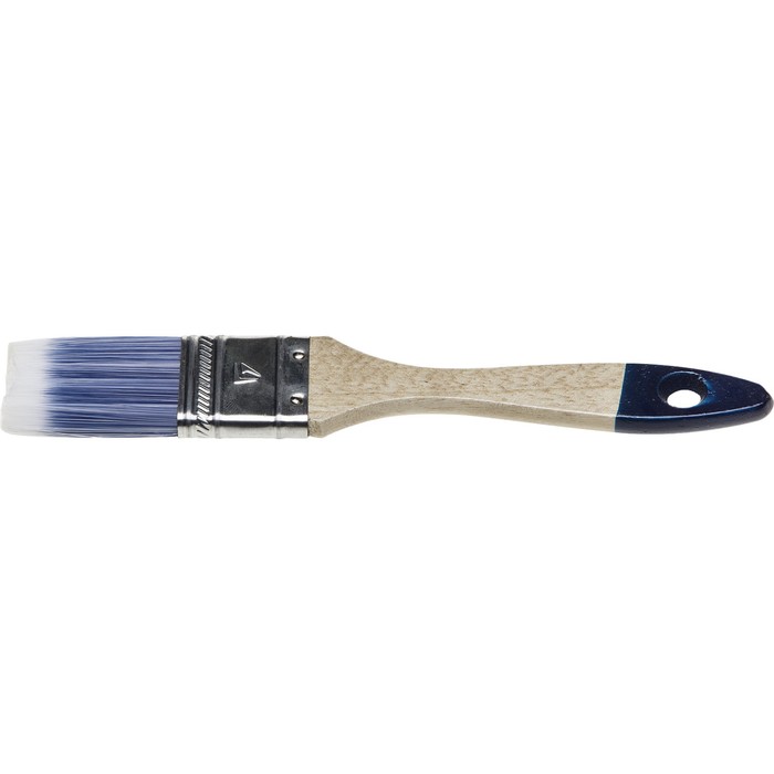 Кисть плоская STAYER AQUA 01032-025, искусственная щетина, деревянная ручка, 25 мм, 1