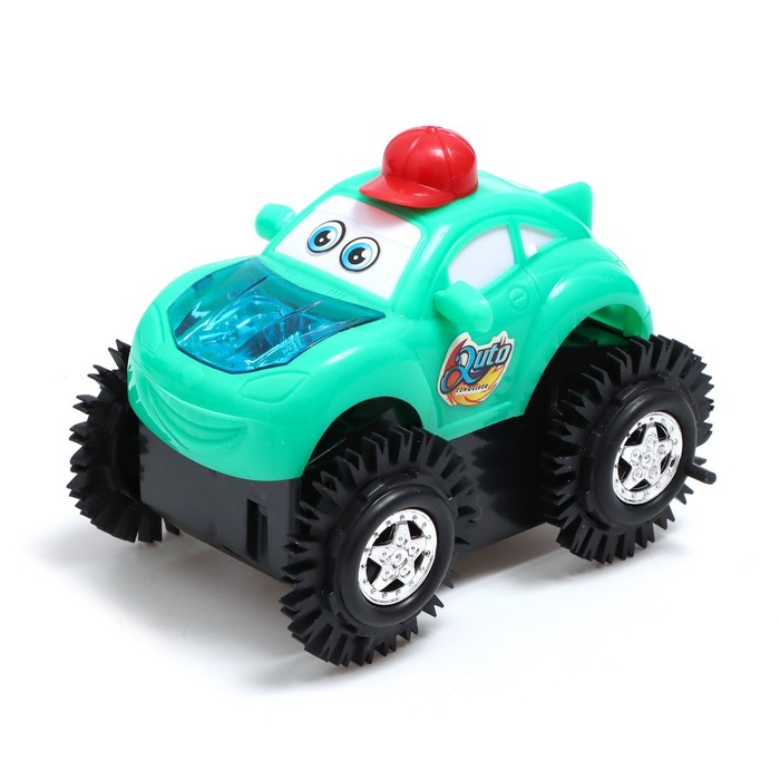 Машина-перевёртыш "Кабриолет", работает от батареек, световые эффекты, цвета МИКС