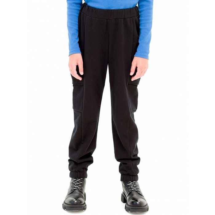 Брюки для мальчиков, рост 152 см, цвет чёрный брюки спортивные для мальчиков цвет чёрный рост 152 см