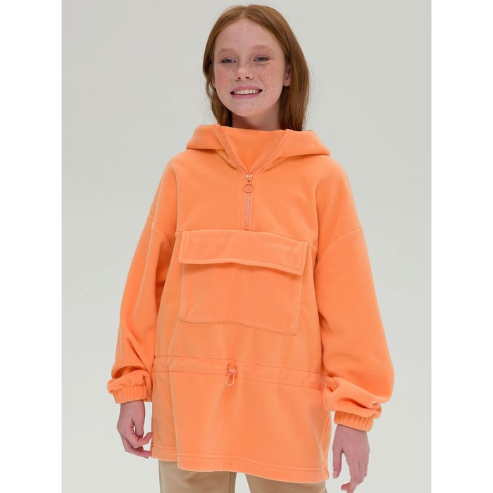 Куртка для девочек, рост 146 см, цвет оранжевый трусы для девочек рост 146 см цвет терракотовый оранжевый 2 шт
