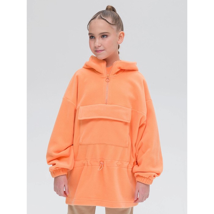 Куртка для девочек, рост 152 см, цвет оранжевый