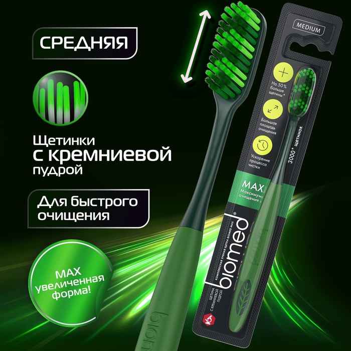 Зубная щётка BIOMED MAX MEDIUM 119₽