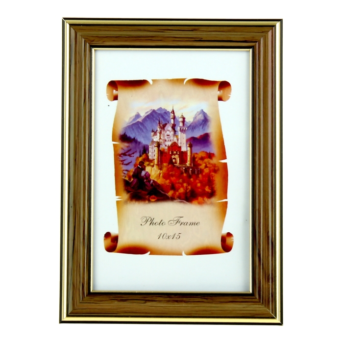 Фоторамка 10х15 см "Ольха с золотом"