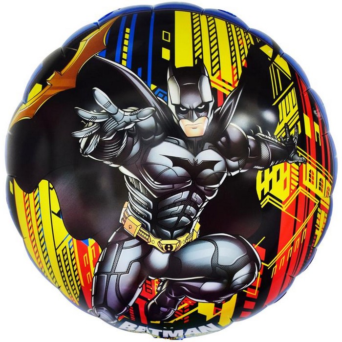 Шар фольгированный 18 «Бэтмен, дизайн №1», круг