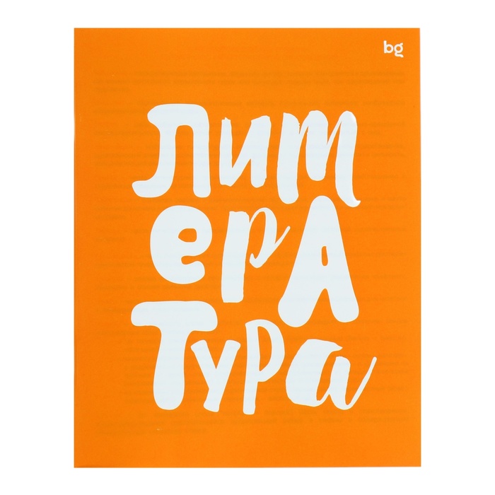 Тетрадь предметная Домино 48 листов в линейку Литература обложка пластиковая блок офсет 68₽