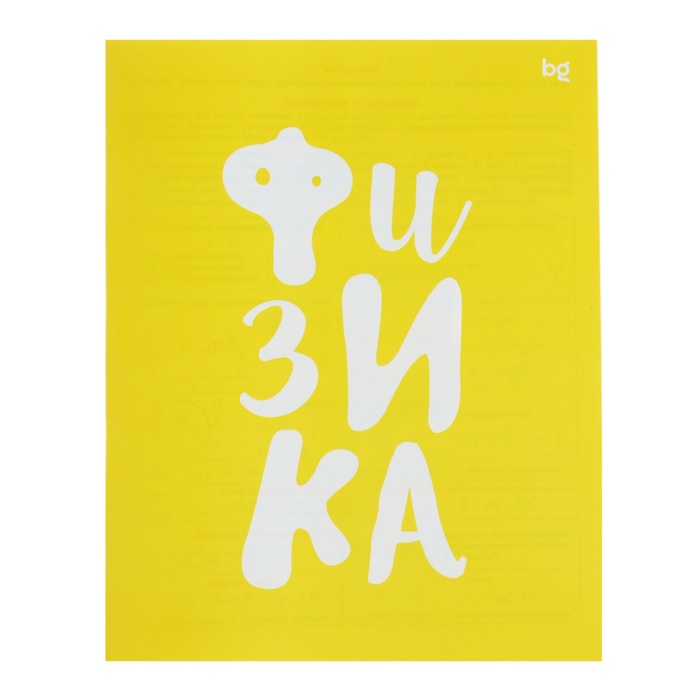 Тетрадь предметная Домино 48 листов в клетку Физика обложка пластиковая блок офсет 68₽