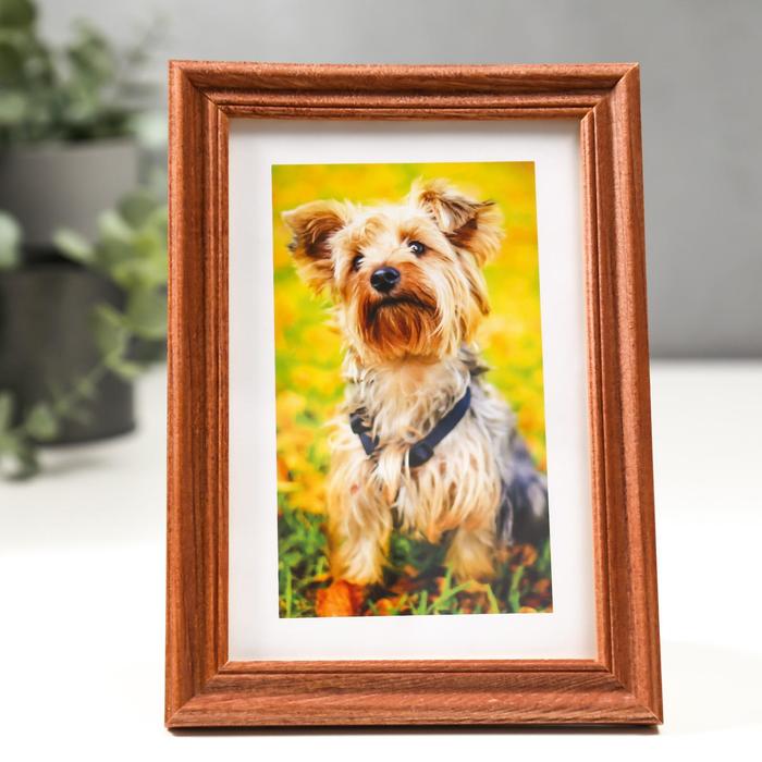 Фоторамка 10х15 см "Красное дерево"