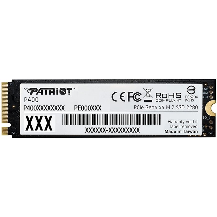 цена Накопитель SSD Patriot PCIe 4.0 x4 2TB P400P2TBM28H P400 M.2 2280