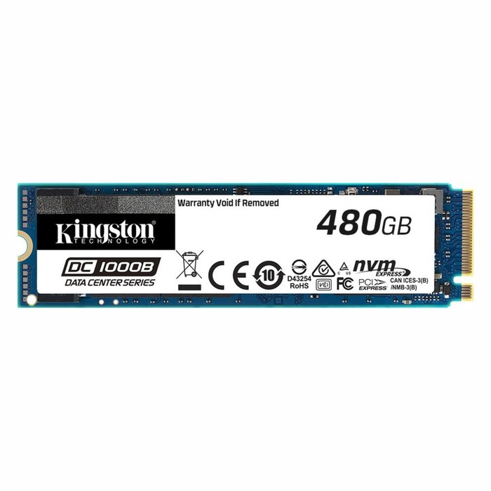 Накопитель SSD Kingston PCIe 3.0 x4 480GB SEDC1000BM8/480G DC1000B M.2 2280 0.5 DWPD накопитель ssd transcend pcie 3 0 x4 2tb ts2tmte115s 115s m 2 2280 0 2 dwpd