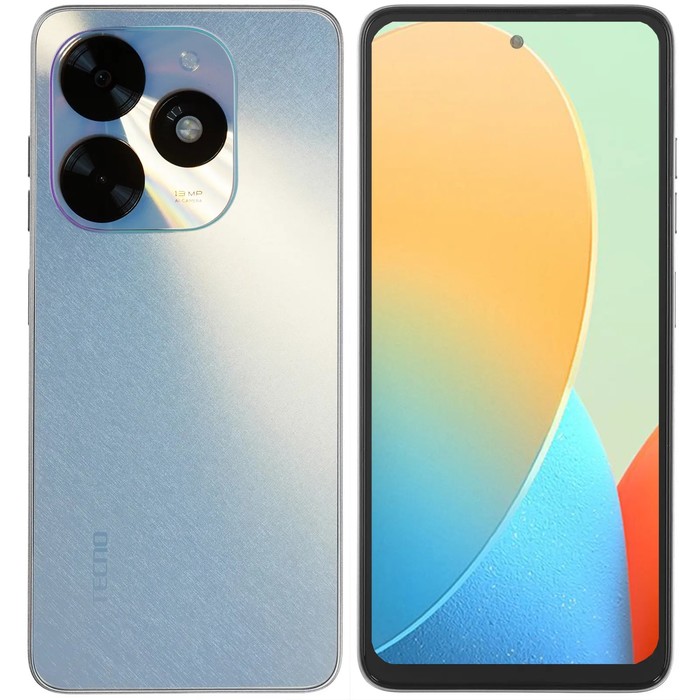 

Смартфон Tecno Spark Go 2024, 6.6", 4Гб, 64Гб, 13Мп, 8Мп, 2sim, 5000мАч, белый