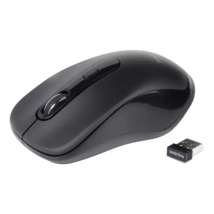 

Мышь Smartbuy 282AG-K Nude, беспроводная, оптическая, 1600 dpi, 1хAAA, USB, черная