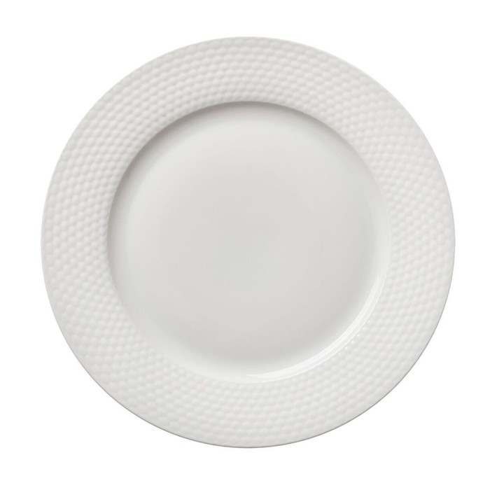 Тарелка обеденная Home queen «Белый Лотос», d=26.8 см