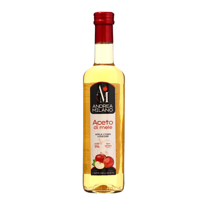 Уксус яблочный 5% 500 мл с/б 1/6 Andrea Milano уксус винный красный andrea milano 6% 250 мл