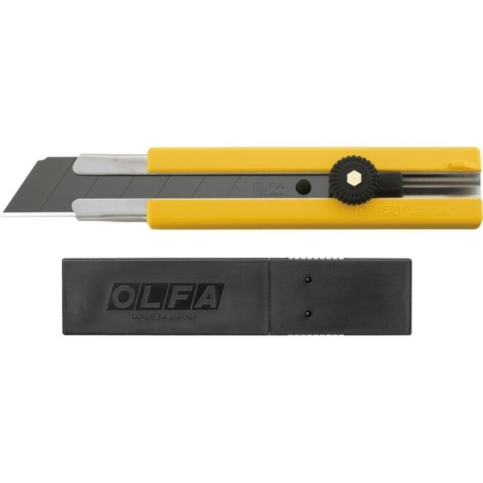 Нож универсальный OLFA OL-H-1BB/5BB, 25 мм, лезвия 5 шт.