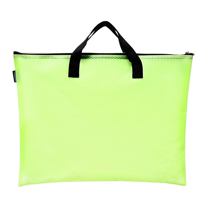 Папка А3 с ручками ПВХ молния сверху 20мм deVENTE Armour 450х330мм салатовая 321₽