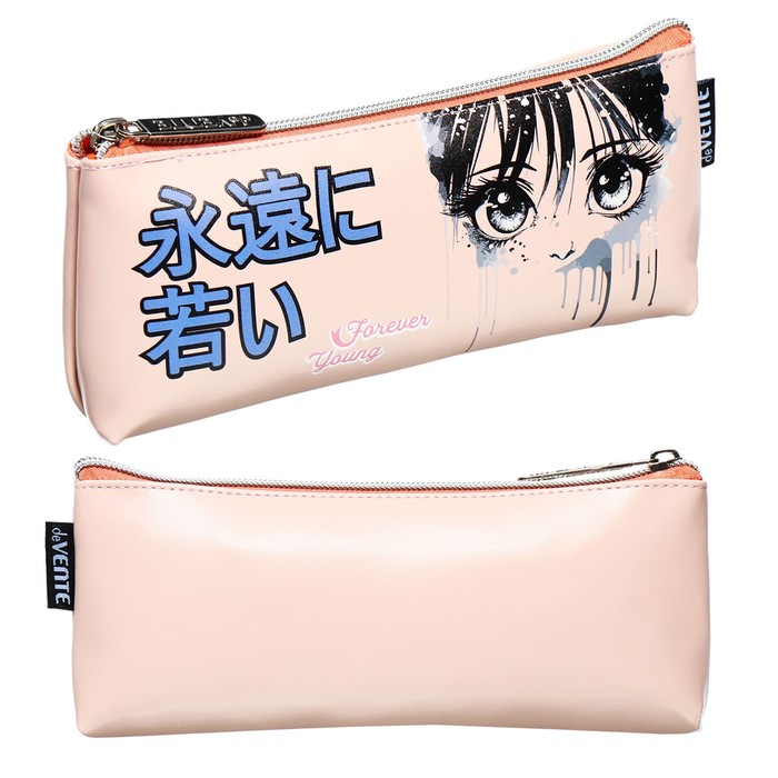 Пенал мягкий 1 отделение 80 х 210 х 35 мм объёмный deVENTE Forever Young искусвенная кожа с подкладом 243₽