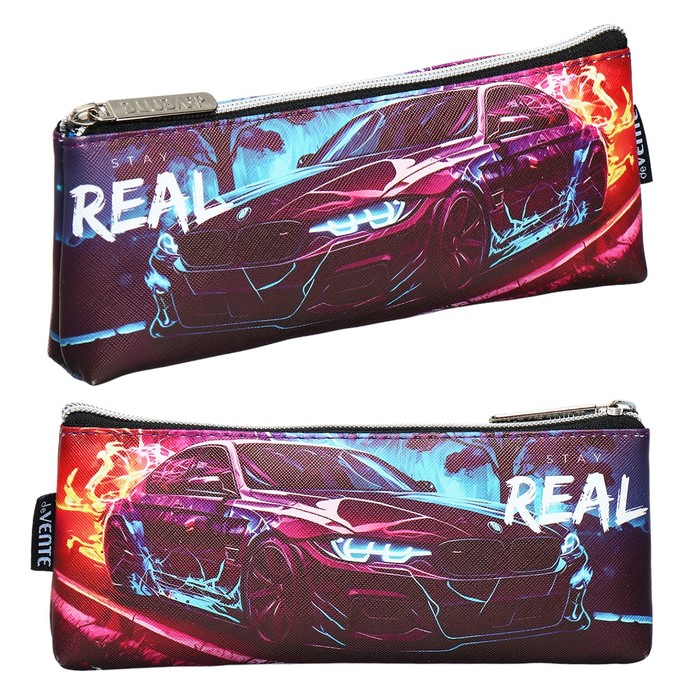 Пенал мягкий 1 отделение 80 х 210 х 35 мм объёмный deVENTE Stay Real искусвенная кожа с подкладом 167₽