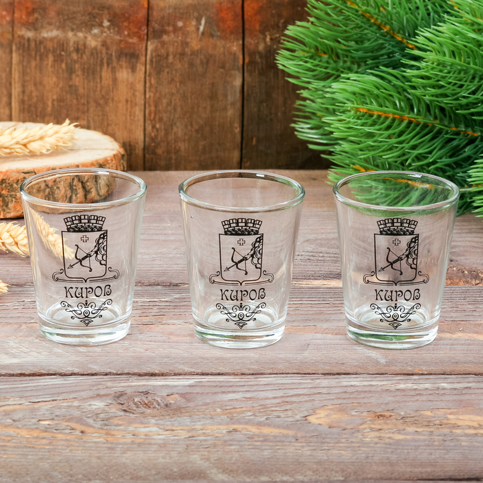 Набор из 3-х рюмок «Киров»