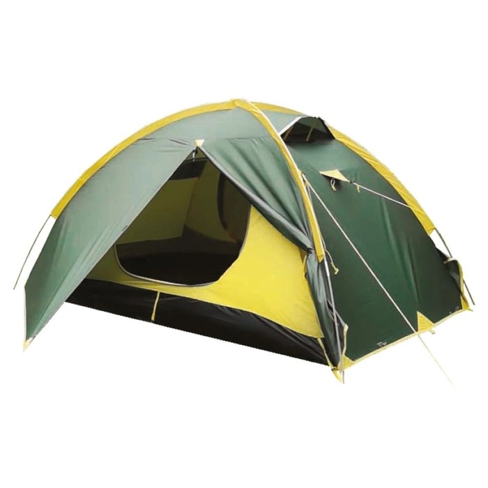 Палатка туристическая Tramp TRT-099, Ranger 2 (V2), зеленый палатка tramp ranger 3 v2 зеленый