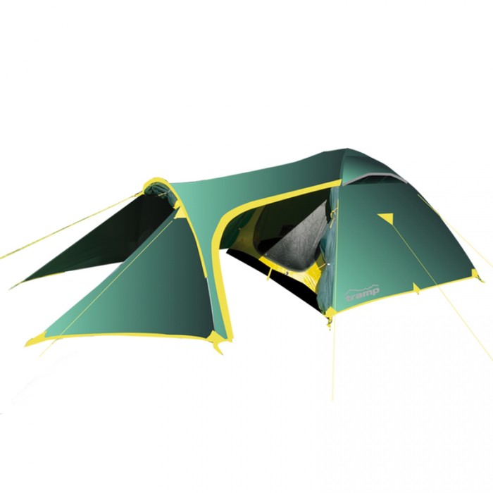 Палатка туристическая Tramp TRT-36, Tramp палатка Grot 3 (V2), зеленый палатка трекинговая трехместная tramp grot 3 v2 зеленый