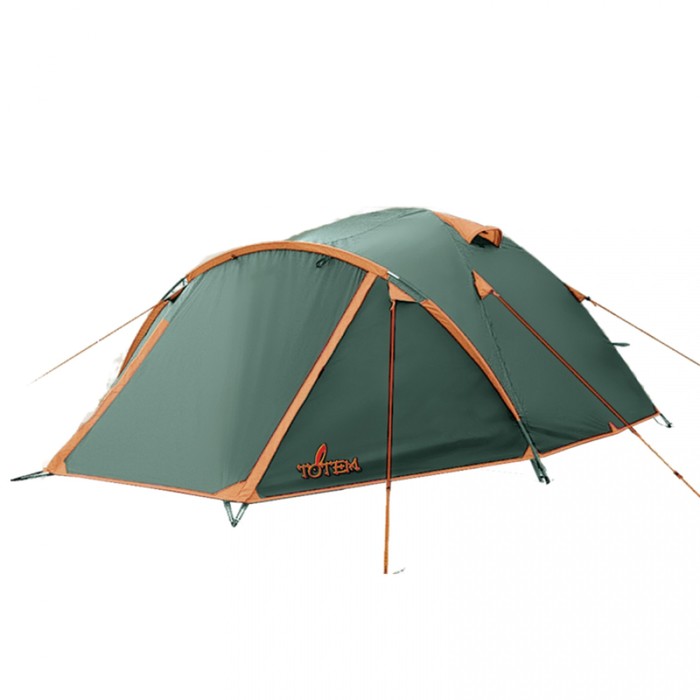 палатка трехместная totem indi v2 зеленый Палатка туристическая Totem TTT-036, Totem палатка Indi 2 (V2), зеленый