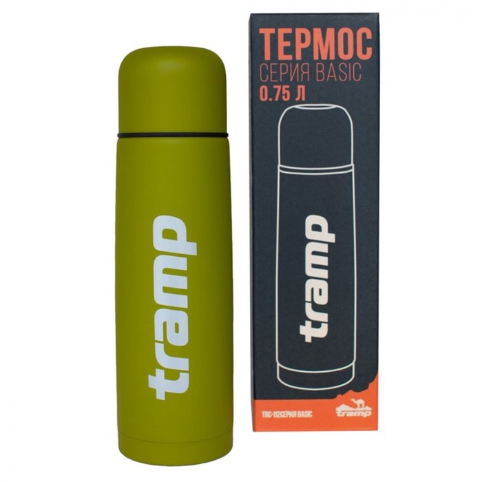 термос tramp basic 750ml grey trc 112 Термос Tramp TRC-112, Basic 0,75 л., оливковый