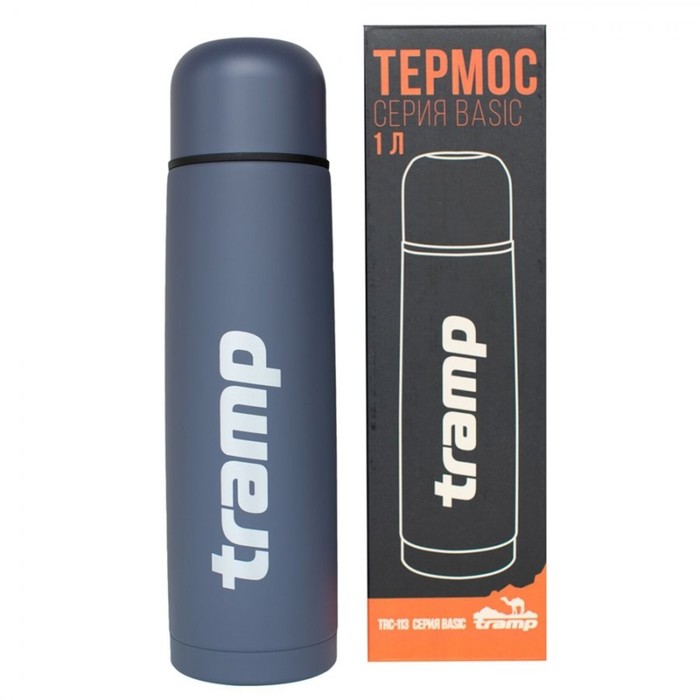 Термос Tramp TRC-113, Basic 1 л., серый крышка tramp trc 075 1 3 л серый
