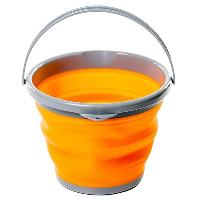 Ведро складное Tramp TRC-092, силиконовое, оранжевый, 5л туристическая посуда tramp ведро складное силиконовое 5л trc 092 orange